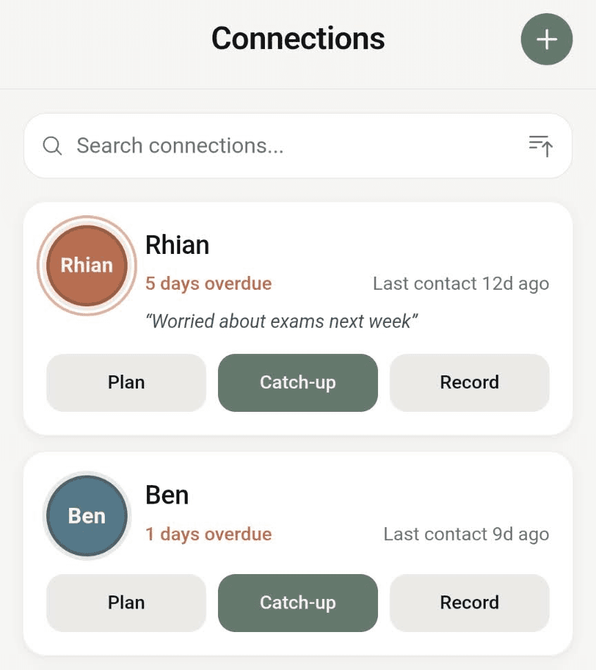 Ringur connections list